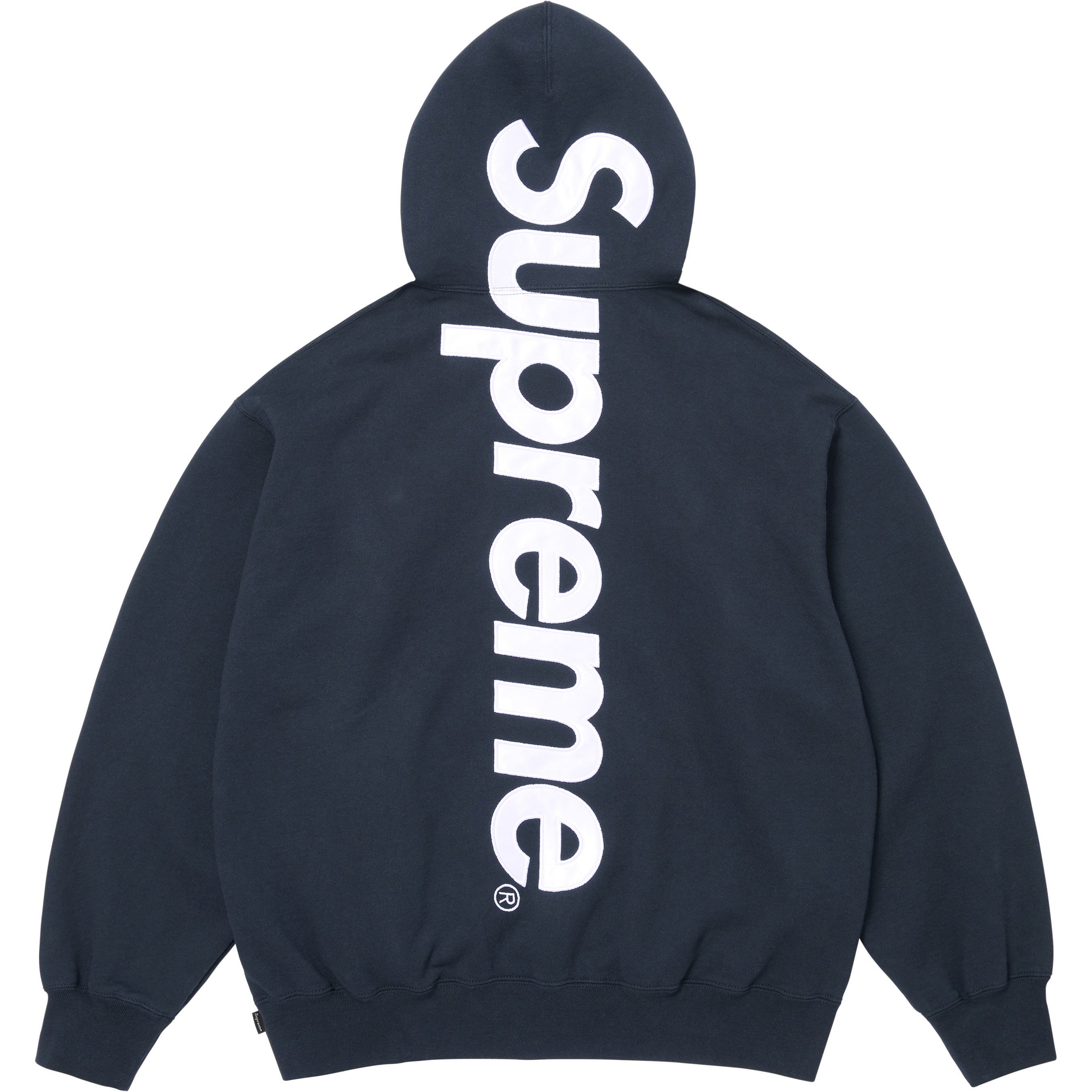 Satin Appliqué Hooded Sweatshirt view 14